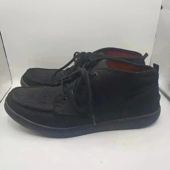 Timberland Black Fabric Chukka Boots Men's US 10.5 Mesh Lace Up Casual shoes - Picture 3 of 7